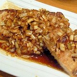 塩麹ポークステーキ★中華風・香味ソース